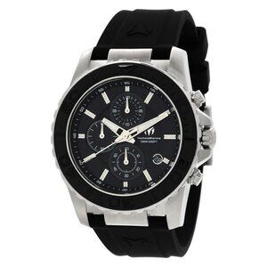 NWT Authentic Technomarine Sea Chronograph Quartz Black Dial Men's Watch